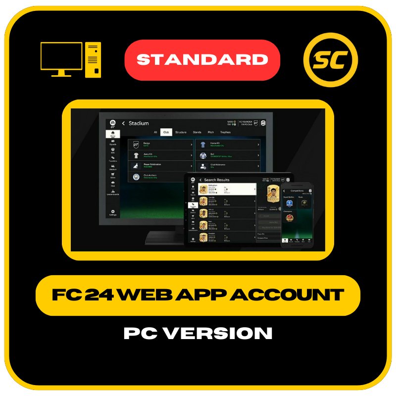 FC 24 - unlocked WebApp account - PC platform (activated in game)